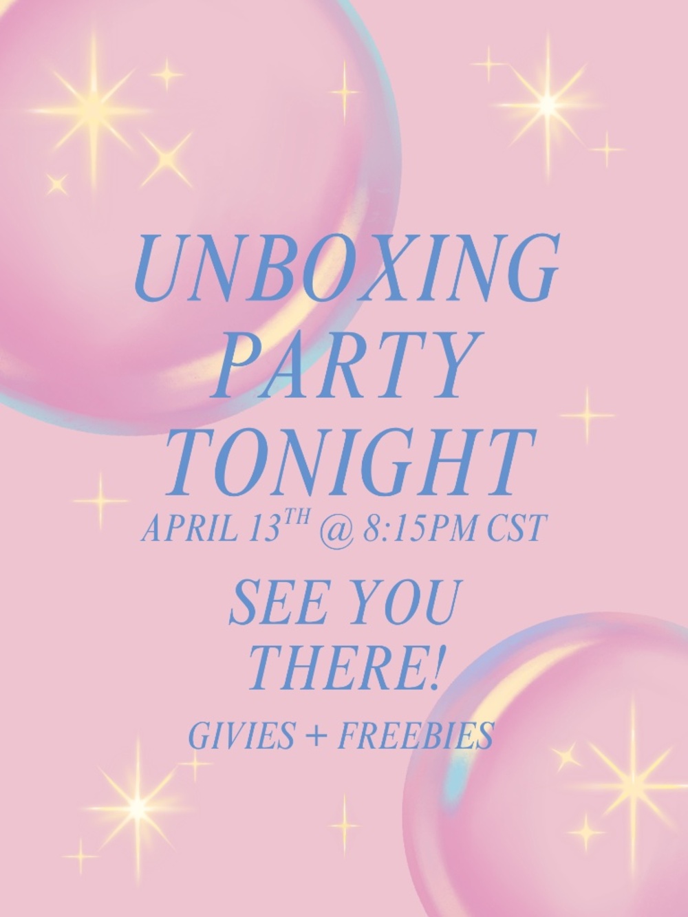 UNBOXING PARTY 4/13
